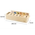 VIGA Drewniany Edukacyjny Sorter Gra Zwierzątka Owoce Warzywa Viga Toys
