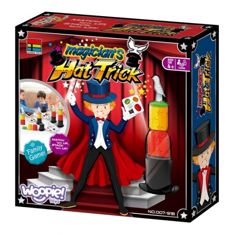 WOOPIE Gra sztuczki Magiczne z Kapeluszem Mały Magik 4+ Woopie