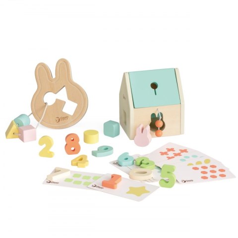 CLASSIC WORLD Pastelowy Zestaw Edukacyjny dla Dzieci Box od 12 do 18 miesiąca Classic World