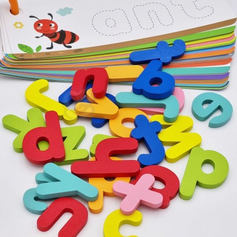 TOOKY TOY Puzzle Alfabet Nauka Literek Słów Zwierzątka 57 el. Tooky Toy TOOKY TOY Puzzle Alfabet Nauka Literek Słów Zwierzątka 57 el. Tooky Toy