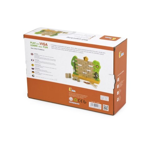 VIGA Drewniana Gra Zręcznościowa Spadający Żołądź Układanka Viga Toys