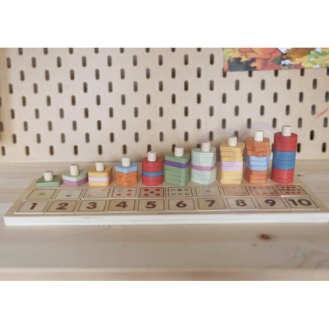 VIGA PolarB Drewniane Liczydło Sorter Nauka Liczb Montessori Viga Toys VIGA PolarB Drewniane Liczydło Sorter Nauka Liczb Montessori Viga Toys
