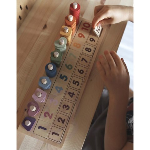 VIGA PolarB Drewniane Liczydło Sorter Nauka Liczb Montessori Viga Toys VIGA PolarB Drewniane Liczydło Sorter Nauka Liczb Montessori Viga Toys