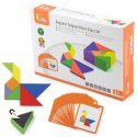 Viga Tangram Drewniana Gra Logiczna Układanka Klocki Łamigłówka Viga Toys