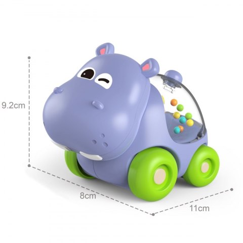WOOPIE BABY Grzechotka Samochodzik Pojazd Hipopotam Woopie WOOPIE BABY Grzechotka Samochodzik Pojazd Hipopotam Woopie