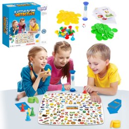 WOOPIE Gra Planszowa 2w1 Mały Detektw + Chińczyk Woopie