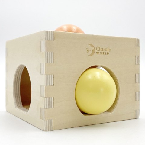 CLASSIC WORLD Pastelowy Zestaw dla Niemowląt Box Pierwsze Zabawki do Nauki od 6 do 12 miesiąca Classic World