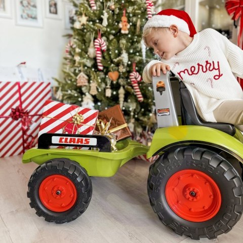 FALK Traktor na Pedały Claas Duży z Przyczepką od 3 lat FALK FALK Traktor na Pedały Claas Duży z Przyczepką od 3 lat FALK