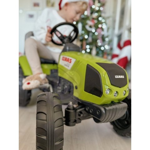 FALK Traktor na Pedały Claas Duży z Przyczepką od 3 lat FALK FALK Traktor na Pedały Claas Duży z Przyczepką od 3 lat FALK