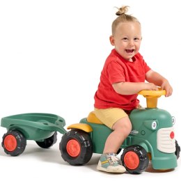 FALK Traktorek Baby Maurice Zielony Vintage z Przyczepką od 1 roku FALK