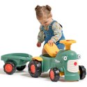FALK Traktorek Baby Maurice Zielony Vintage z Przyczepką od 1 roku FALK FALK Traktorek Baby Maurice Zielony Vintage z Przyczepką od 1 roku FALK