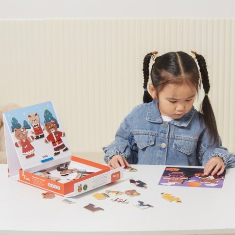 VIGA Drewaniana Magnetyczna Układanka Rodzina Niedźwiadków Viga Toys VIGA Drewaniana Magnetyczna Układanka Rodzina Niedźwiadków Viga Toys