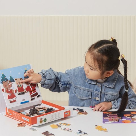VIGA Drewaniana Magnetyczna Układanka Rodzina Niedźwiadków Viga Toys VIGA Drewaniana Magnetyczna Układanka Rodzina Niedźwiadków Viga Toys