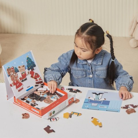VIGA Drewaniana Magnetyczna Układanka Rodzina Niedźwiadków Viga Toys VIGA Drewaniana Magnetyczna Układanka Rodzina Niedźwiadków Viga Toys