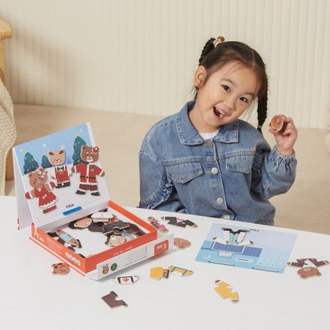 VIGA Drewaniana Magnetyczna Układanka Rodzina Niedźwiadków Viga Toys VIGA Drewaniana Magnetyczna Układanka Rodzina Niedźwiadków Viga Toys