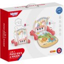 WOOPIE Mata z Pałąkiem Pchacz 2w1 Pianinko Woopie