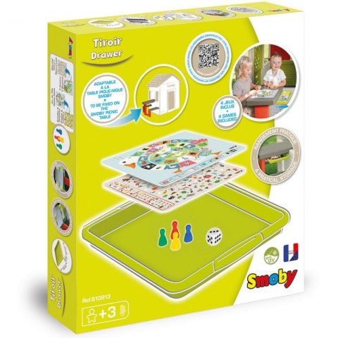SMOBY Gry Planszowe do Domku Ogrodowego Smoby SMOBY Gry Planszowe do Domku Ogrodowego Smoby