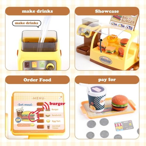 WOOPIE Sklep Restauracja Fast Food Mini Burger Shop "BIG BURGER" Woopie WOOPIE Sklep Restauracja Fast Food Mini Burger Shop "BIG BURGER" Woopie