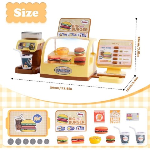WOOPIE Sklep Restauracja Fast Food Mini Burger Shop "BIG BURGER" Woopie WOOPIE Sklep Restauracja Fast Food Mini Burger Shop "BIG BURGER" Woopie