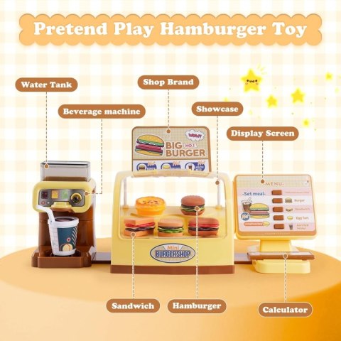 WOOPIE Sklep Restauracja Fast Food Mini Burger Shop "BIG BURGER" Woopie WOOPIE Sklep Restauracja Fast Food Mini Burger Shop "BIG BURGER" Woopie