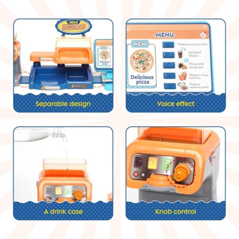 WOOPIE Sklep Restauracja Fast Food Mini Pizza Shop 35 el. Woopie WOOPIE Sklep Restauracja Fast Food Mini Pizza Shop 35 el. Woopie