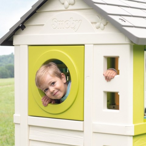 SMOBY Domek na Palach z Piaskownicą i Zjeźdźalnią Smoby SMOBY Domek na Palach z Piaskownicą i Zjeźdźalnią Smoby