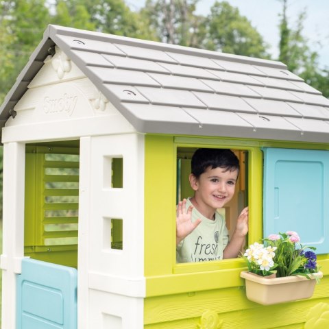 SMOBY Domek na Palach z Piaskownicą i Zjeźdźalnią Smoby SMOBY Domek na Palach z Piaskownicą i Zjeźdźalnią Smoby