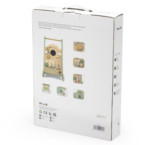 Viga PolarB Drewniany Pchacz Chodzik Zielony Edukacyjny Viga Toys