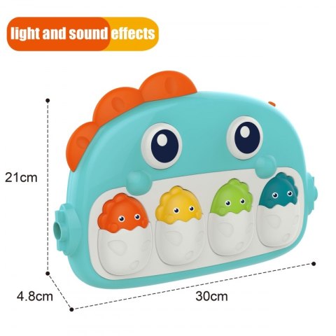 WOOPIE BABY Dino Pianino dla Niemowląt 0+ Woopie WOOPIE BABY Dino Pianino dla Niemowląt 0+ Woopie