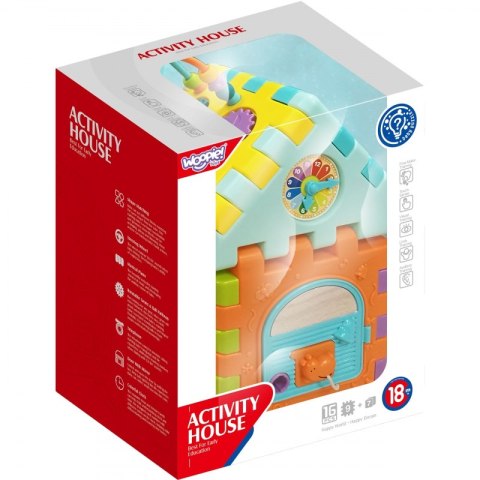 WOOPIE BABY Domek Aktywności 9w1 - 18m+ Woopie WOOPIE BABY Domek Aktywności 9w1 - 18m+ Woopie