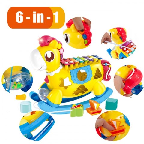 WOOPIE BABY Konik Interaktywny Cymbałki 8w1 Woopie WOOPIE BABY Konik Interaktywny Cymbałki 8w1 Woopie