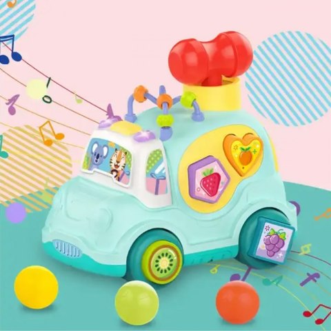 WOOPIE BABY Samochodzik Muzyczny Sorter Niebieski Woopie WOOPIE BABY Samochodzik Muzyczny Sorter Niebieski Woopie