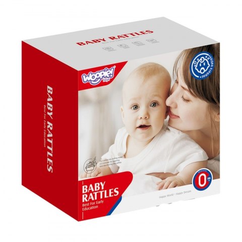 WOOPIE BABY Zestaw Miękkich Grzechotek z Pudełkiem 14 szt. 0m+ Woopie