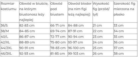 KOSTIUM KĄPIELOWY AMINA M-658 KOSTIUM KĄPIELOWY AMINA M-658
