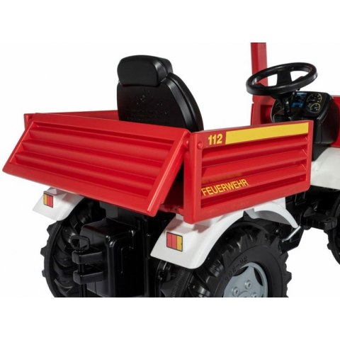 Rolly Toys Unimog Mercedes Benz Samochód na pedały Straż + Kogut Rolly Toys Rolly Toys Unimog Mercedes Benz Samochód na pedały Straż + Kogut Rolly Toys