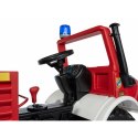 Rolly Toys Unimog Mercedes Benz Samochód na pedały Straż + Kogut Rolly Toys