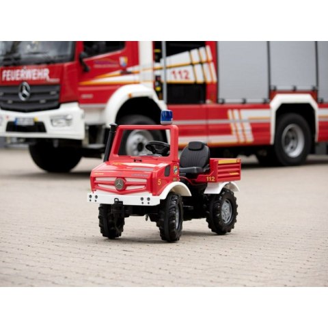 Rolly Toys Unimog Mercedes Benz Samochód na pedały Straż + Kogut Rolly Toys Rolly Toys Unimog Mercedes Benz Samochód na pedały Straż + Kogut Rolly Toys