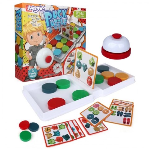 WOOPIE Gra Logiczna Układanka Wzorów PUCK PUZZLE 3+ Woopie