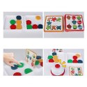 WOOPIE Gra Logiczna Układanka Wzorów PUCK PUZZLE 3+ Woopie