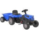 WOOPIE Traktor na Pedały Farmer GoTrac MAXI PLUS z Przyczepą Niebieski Ciche Koła Woopie WOOPIE Traktor na Pedały Farmer GoTrac MAXI PLUS z Przyczepą Niebieski Ciche Koła Woopie