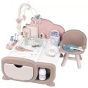 SMOBY Baby Nurse Elektroniczny Duży Kącik Opiekunki dla Lalki 19 akcesoriów Smoby