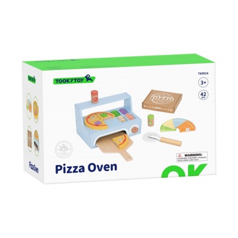TOOKY TOY Pizzeria Drewniany Piec do Pizzy Akcesoria Tooky Toy TOOKY TOY Pizzeria Drewniany Piec do Pizzy Akcesoria Tooky Toy