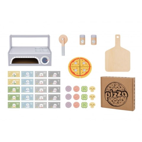 TOOKY TOY Pizzeria Drewniany Piec do Pizzy Akcesoria Tooky Toy TOOKY TOY Pizzeria Drewniany Piec do Pizzy Akcesoria Tooky Toy