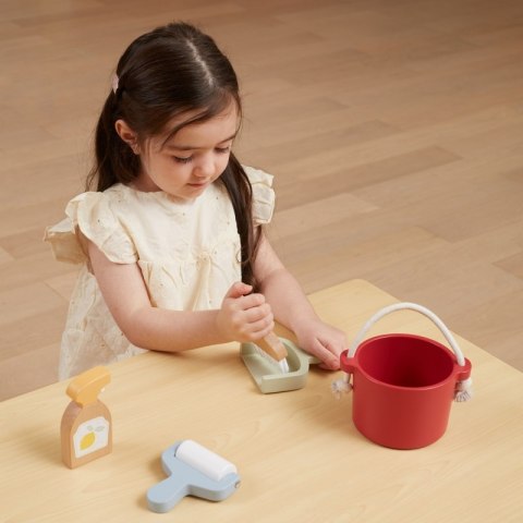 VIGA PolarB Drewniany Zestaw Do Sprzątania Wiaderko Zmiotka Akcesoria Viga Toys VIGA PolarB Drewniany Zestaw Do Sprzątania Wiaderko Zmiotka Akcesoria Viga Toys