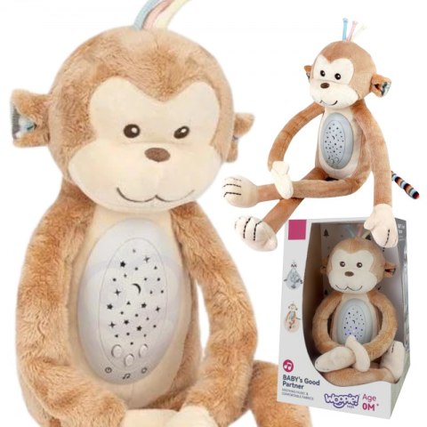 WOOPIE BABY Interaktywna Przytulanka Projektor 2w1 Usypiacz Małpka Woopie WOOPIE BABY Interaktywna Przytulanka Projektor 2w1 Usypiacz Małpka Woopie