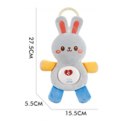 WOOPIE BABY Interaktywny Pluszak Przytulanka dla Niemowląt Światło Dźwięk Króliczek Usypiacz Niebieski Woopie WOOPIE BABY Interaktywny Pluszak Przytulanka dla Niemowląt Światło Dźwięk Króliczek Usypiacz Niebieski Woopie