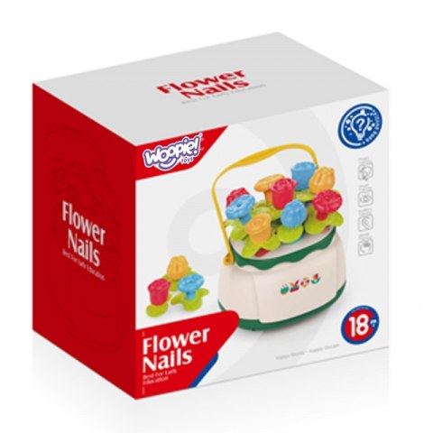 WOOPIE BABY Kosz Kwiatów Sorter Układanka Edukacyjna Nawlekanka Woopie