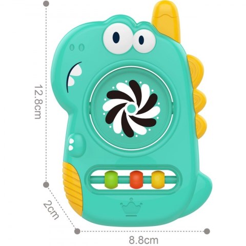 WOOPIE BABY Zabawka Sensoryczna Gryzak Lusterko Dino Woopie WOOPIE BABY Zabawka Sensoryczna Gryzak Lusterko Dino Woopie