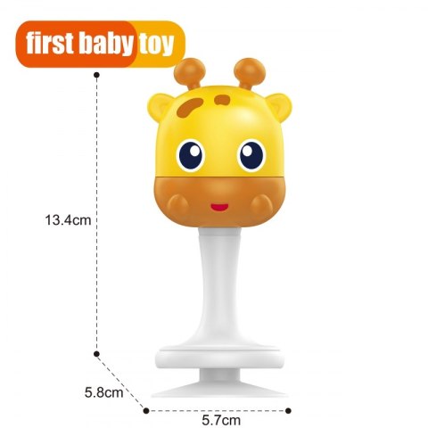 WOOPIE BABY Grzechotka Żółta Żyrafa 0m+ Woopie