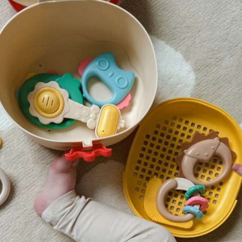 WOOPIE BABY Zestaw Miękkich Grzechotek z Pudełkiem 14 szt. 0m+ Woopie